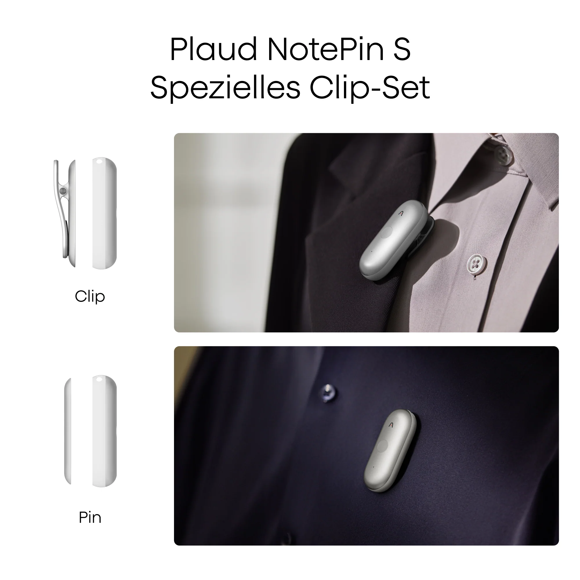 Plaud NotePin Clip & Magnetischer Pin - Image 7