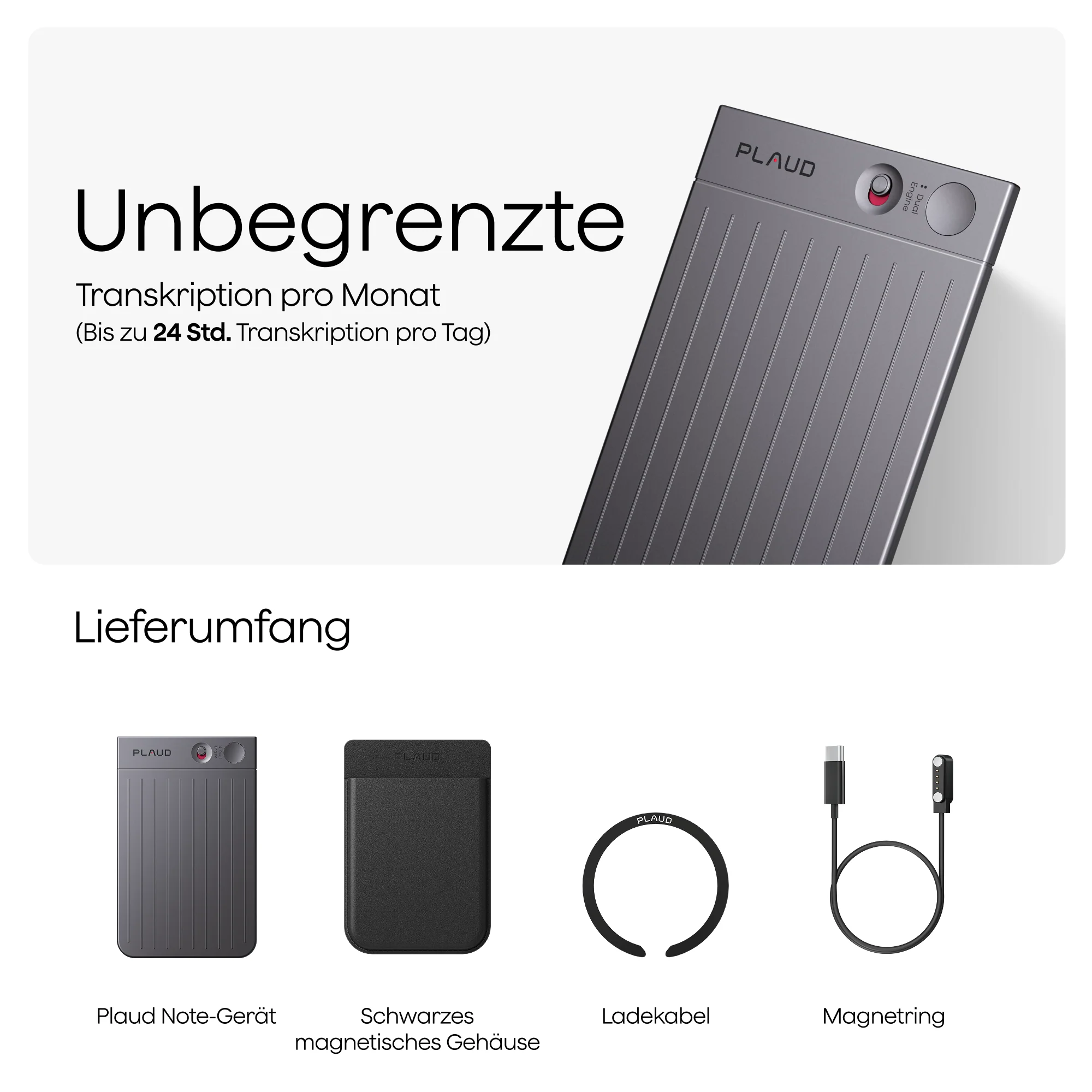 Plaud Note & KI Unbegrenzter Jahresplan - Image 3