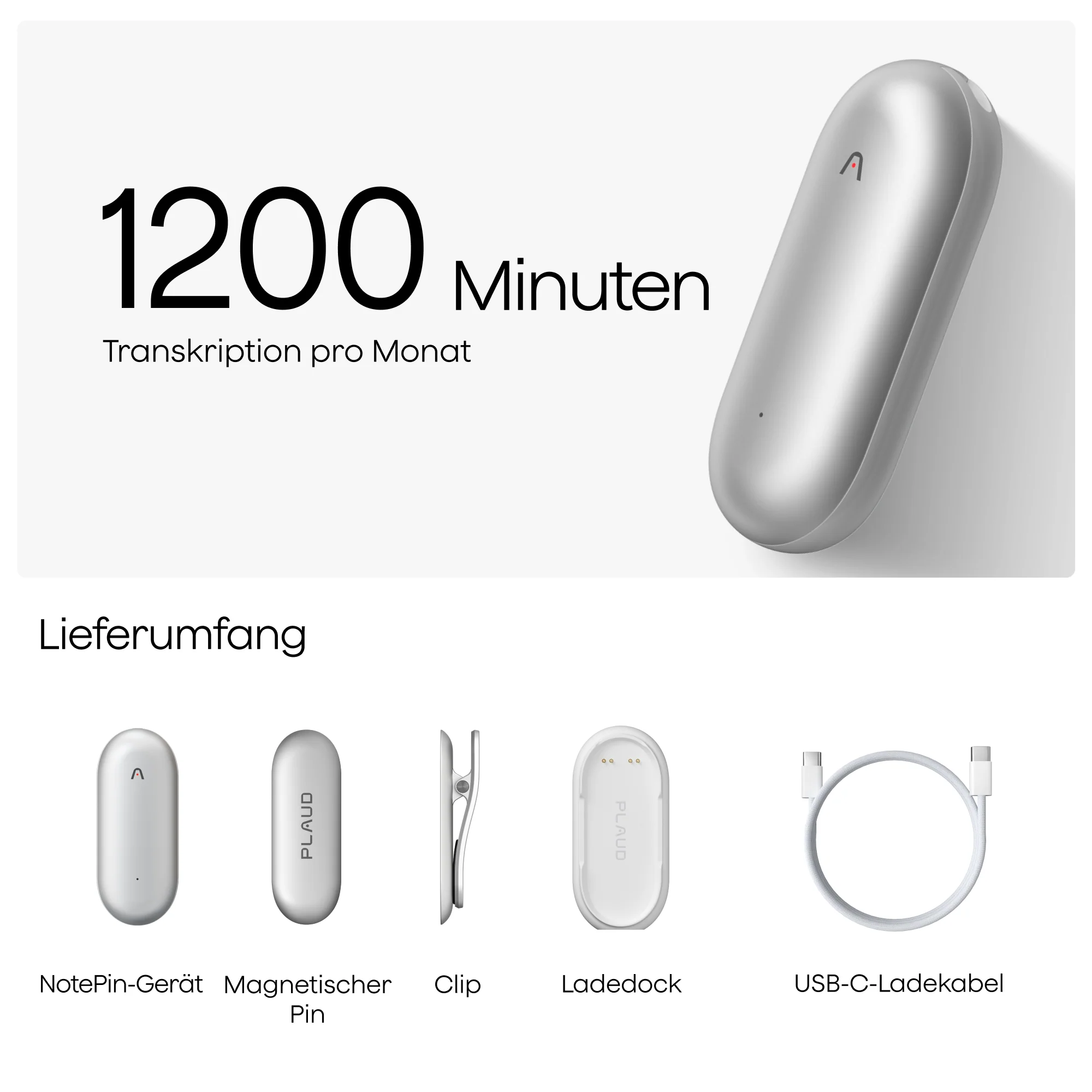 Plaud NotePin & KI Pro-Jahresabo - Image 18