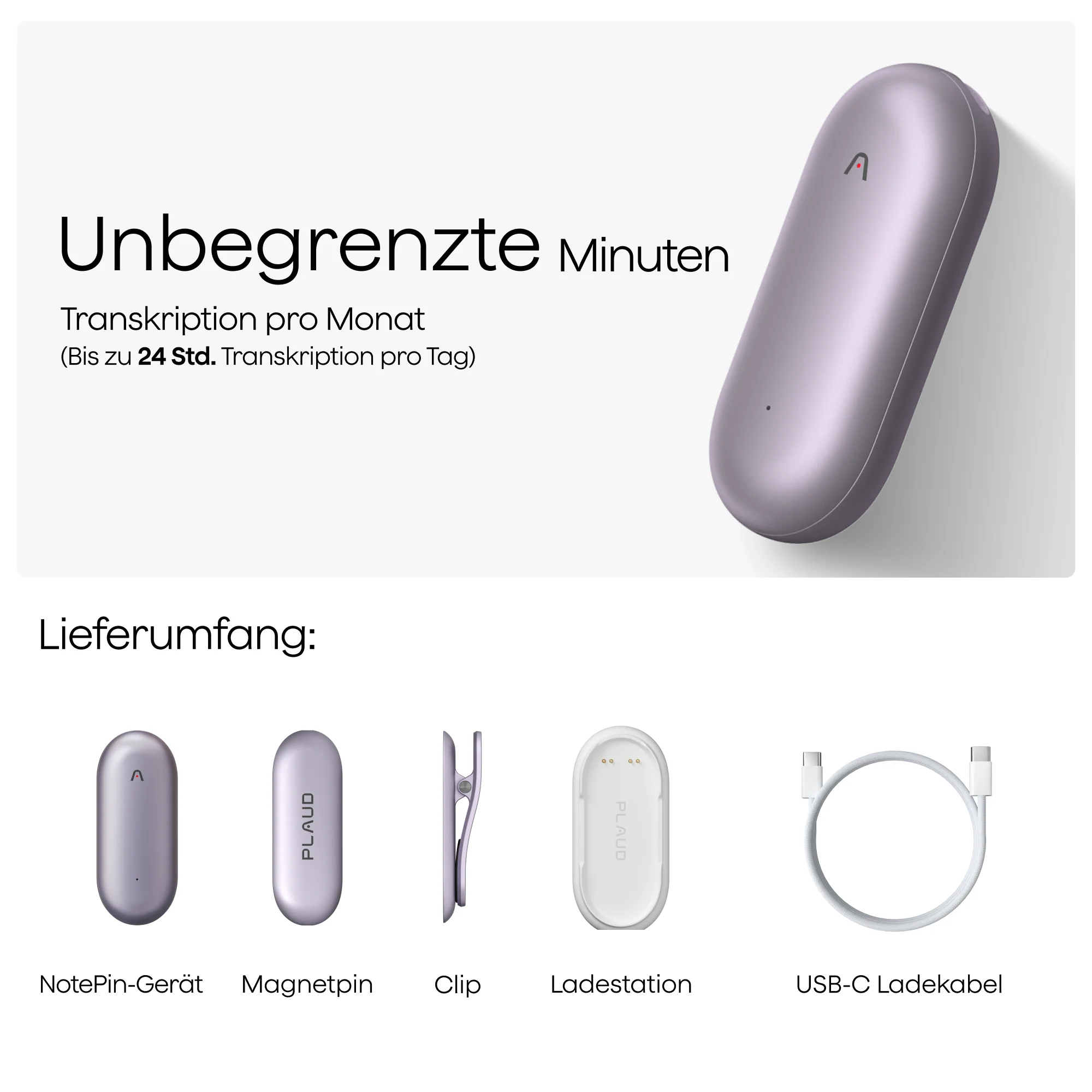 Plaud NotePin & 2 KI Unbegrenzter Jahresplan - Image 18